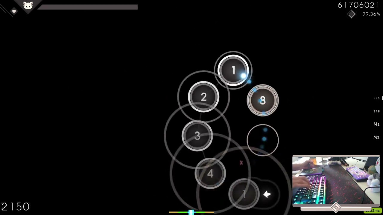 when you choke potential 1.1k pp nomod