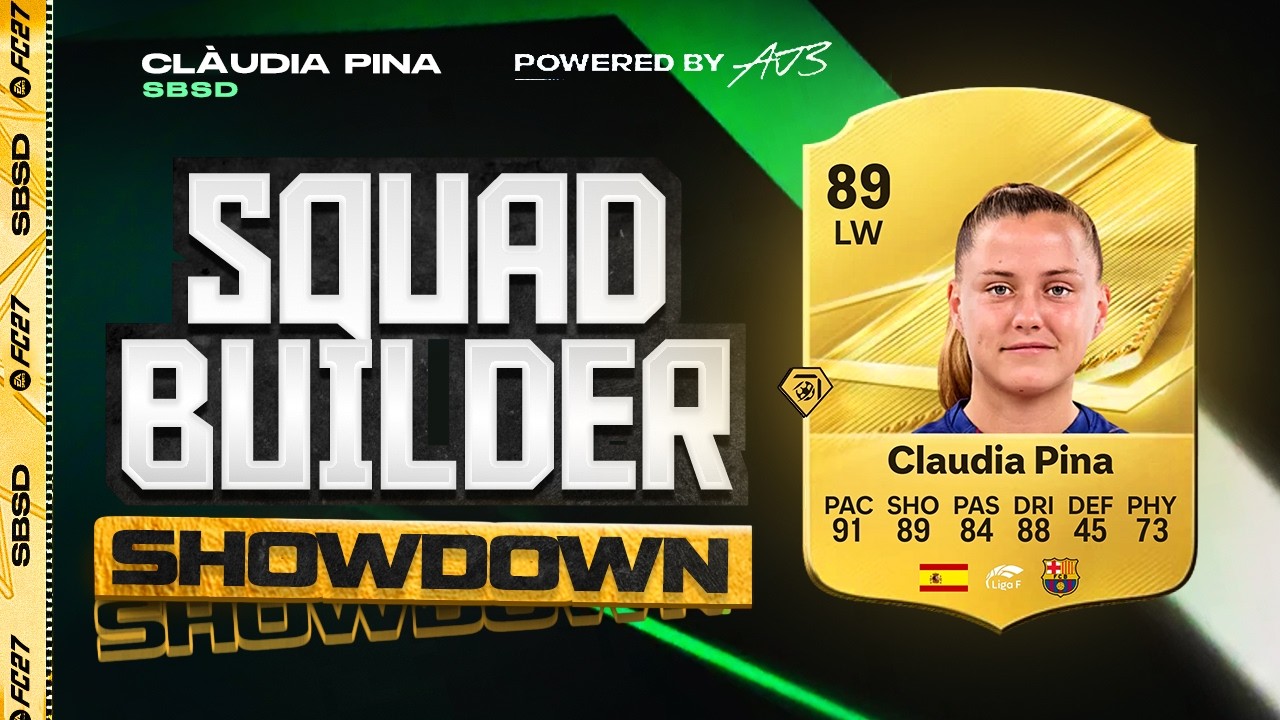FC27 Squad Builder Showdown! CLAUDIA PINA!!!