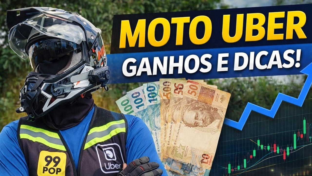 UM DIA COMO MOTO UBER – QUANTO DÁ PRA GANHAR? VALE A PENA?