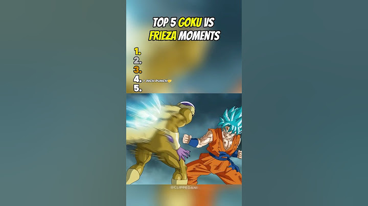 Top 5 FRIEZA vs GOKU Moments😤 | Dragon Ball