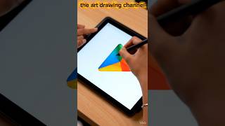 play store logo app art drawing #youtube shorts drawing video #art drawing short video