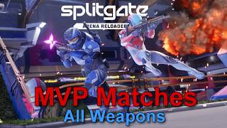 Splitgate Arena Reloaded (PS5) MVP Matches with ALL Main Weapons