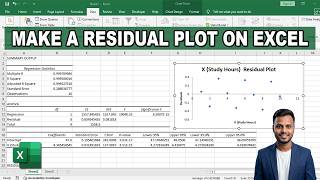 How to Make a Residual Plot on Excel