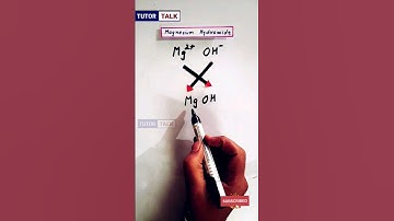 How to Write Chemical Formula of Magnesium hydroxide #shorts #shortfeed
