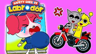 [ Paper DIY ] ❤️Making Quiet Book Sheriff Labrador | Sheriff Labrador Catching Criminals #6