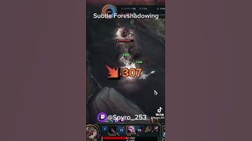 Very subtle foreshadowing #leagueoflegends #foreshadowing #twitch