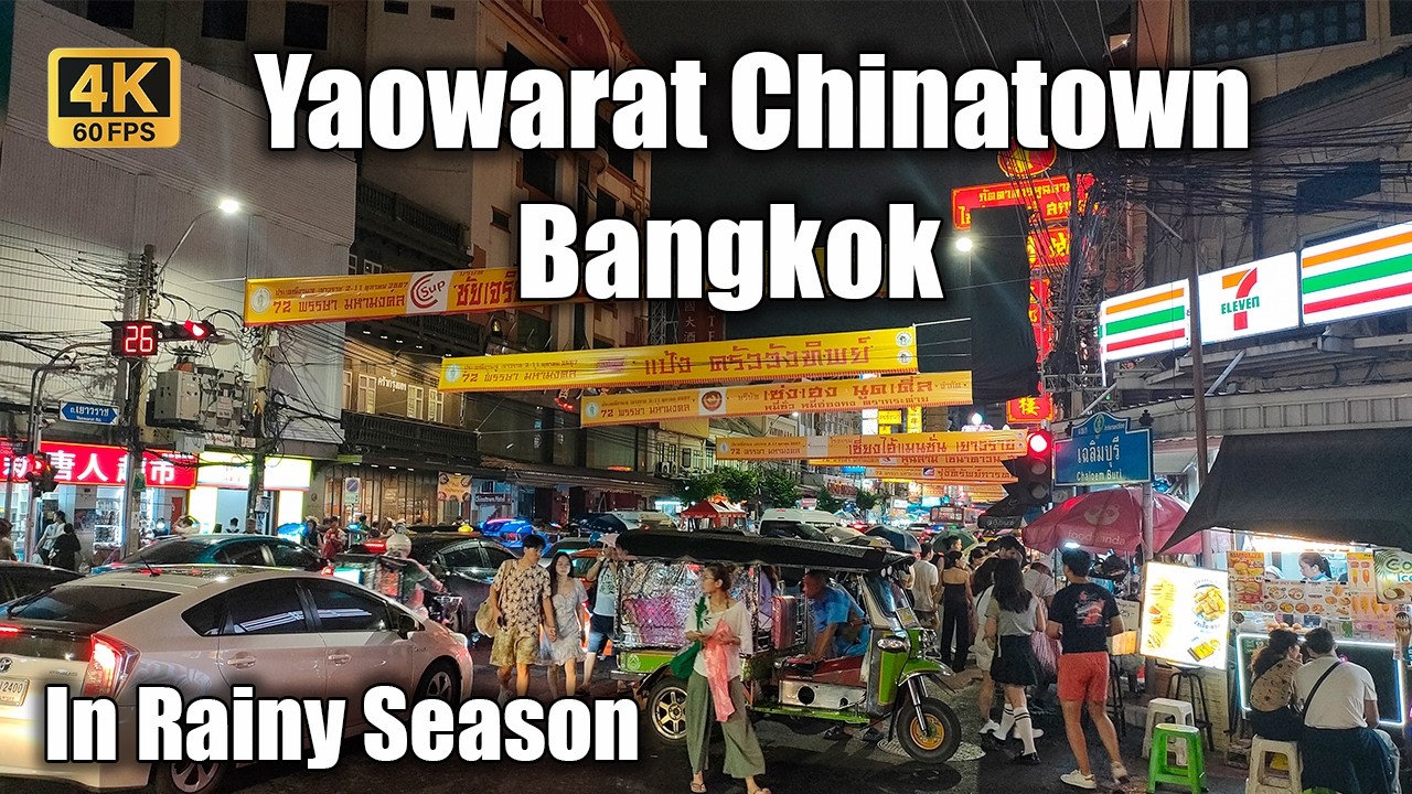 [4K🇹🇭] Welcome to the heart of Bangkok's vibrant culture – Yaowarat, Chinatown