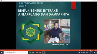 Bentuk-bentuk Interaksi Antarruang