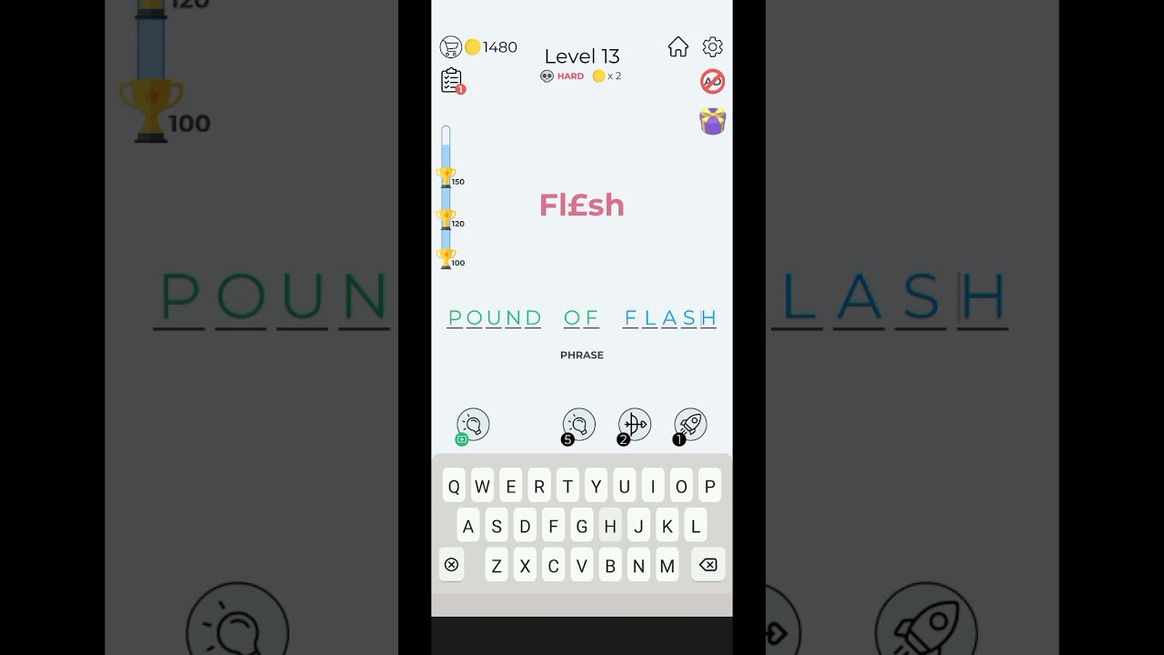 Dingbats Insane Word Quiz Level 13 | Dingbats Hard Level 13 [Fl€sh]