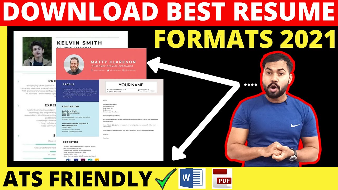 best resume format youtube