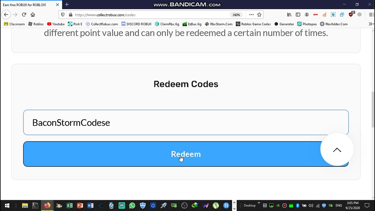 Collectrobux Com Working Promocode 9 25 2020 Youtube - collect robux.com codes
