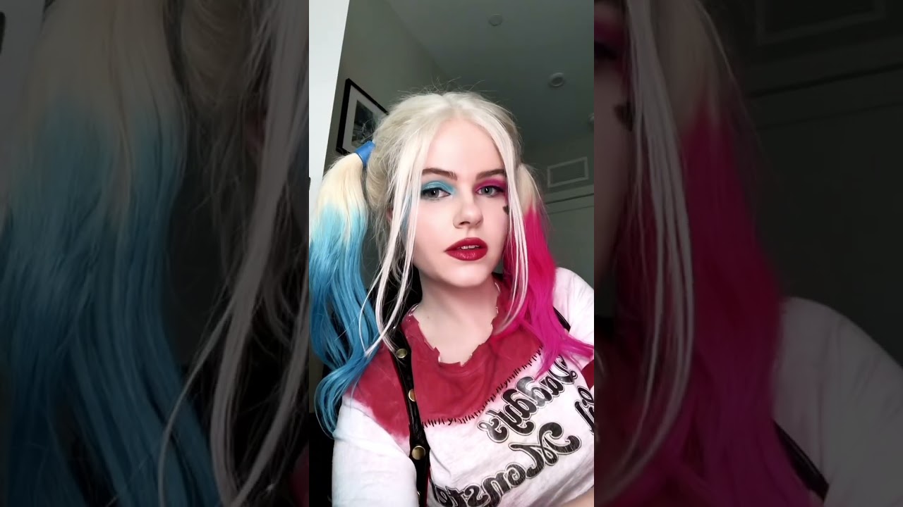 Harley Quinn got my phone again #cosplay #harleyquinn #transformation