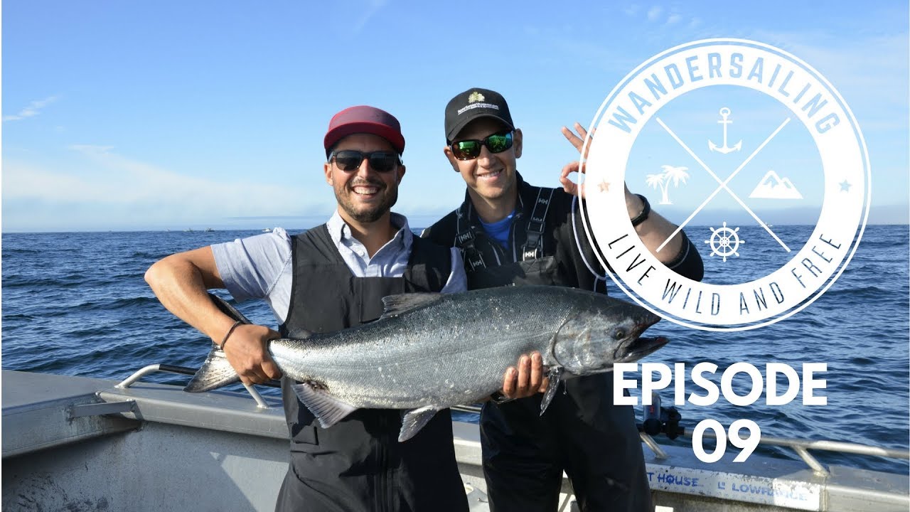 Catching 25 pounds Salmon – Wandersailing 9