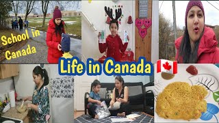 Life of an Indian mom in Canada |Healthy oats pancake for weight loss ~Morning routine~ Canada vlogs