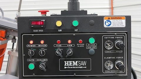 HE&M Saw Easy View -M – Control Operation Guide