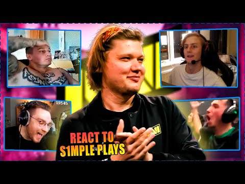 CS GO PROS & CASTERS REACT TO S1MPLE PLAYS