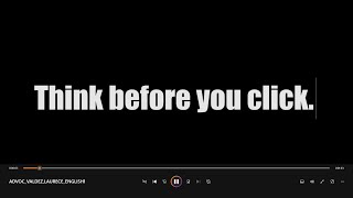 Think Before You Click Advocacy (2020)