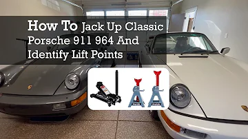 How To Jack Up Classic Porsche 911 964 And Identify Lift Points