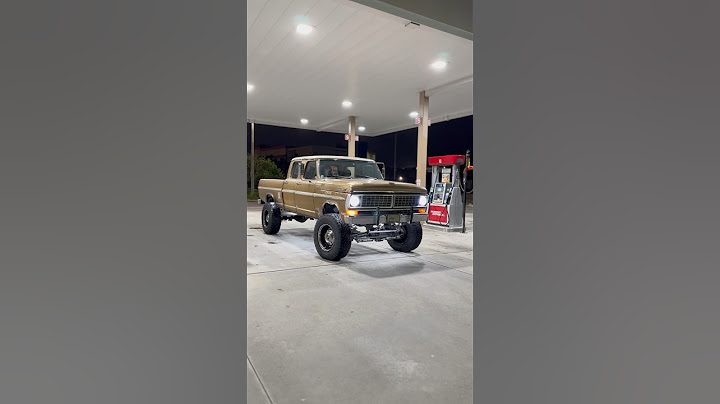 Cummins Swapped 1970 F250 Crew Cab on 37s we call Gold Dust! #fordera #golddustf250