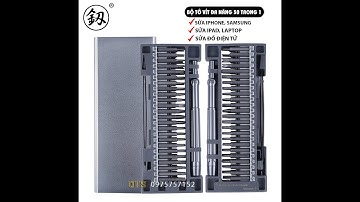 Bộ tua vít đa năng FUKUOKA nam châm 50 chi tiết thép Nhật, bộ tô vít dụng cụ mở sửa chữa điện tử