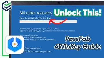 [UPDATE] How to Unlock Bitlocker & Bypass Windows Password✅ PassFab 4WinKey Guide | 2024