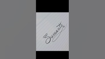 ●Sumanth● #calligraphy #lettering #art #shorts