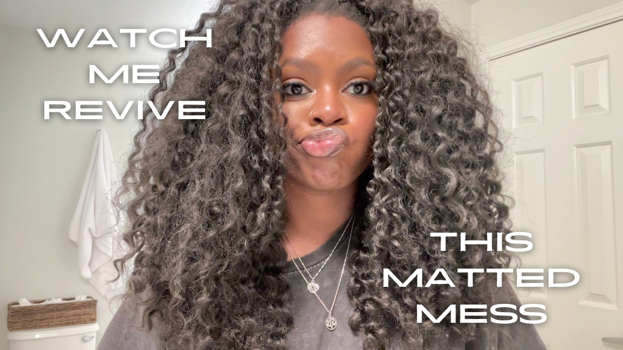 REFRESH my NEGLECTED 3wk old crochet hair w/ me (IN DEPTH TIPS + honest review) || Vlogmas Day 5