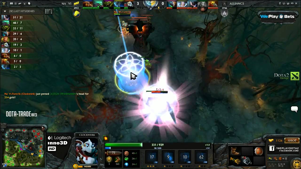 Weplay D2L grand final: NaVI vs Alliance game 2