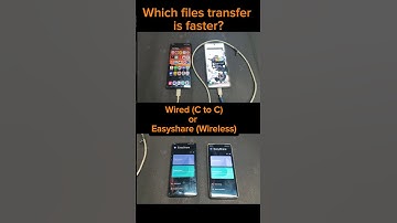 Cable type C-C vs Easyshare files transfer: Which is Faster?