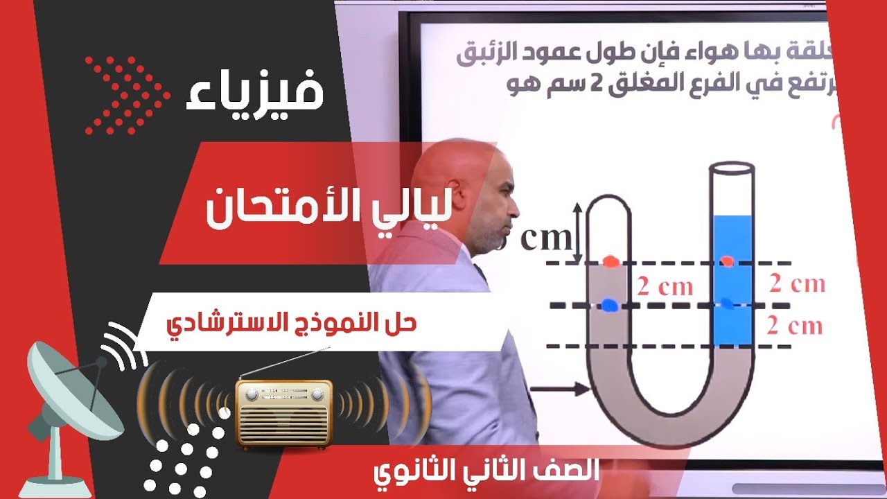 حل النموذج الاسترشادي - الفيزياء للصف الثاني الثانوي 2024 #فيزياء #تعليم #تانية_ثانوي _ثانوي