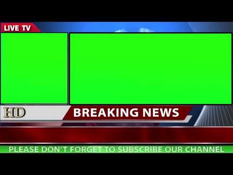 Free News Background With Two Green Screen Motion Background Video 1080p Hd