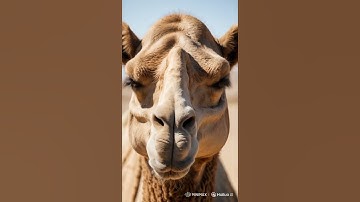 Mesmerizing Close-Up of a Camel’s Face 🐪 | Nature’s Gentle Giant #shorts #shortsfeed #camel #aivideo
