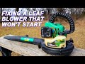 Fixing a Weedeater Brand Leaf Blower