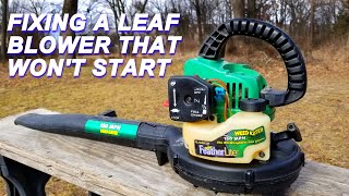 Fixing a Weedeater Brand Leaf Blower