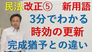 時効の更新　民法改正　3分で解説　典型例と図解