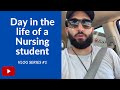 Day in the life of a hard working nursing student  nursing vlog