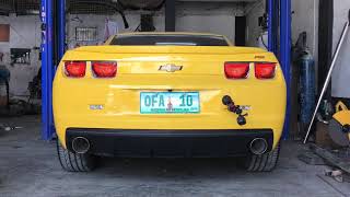2014 Chevrolet Camaro catback down pipe and speed booster