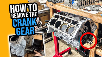 How to remove / install a crank gear! LS LS1 LS2 LS3 LS6 LS7 LSX LQ4 LQ9 4.8 5.3 6.0 6.2 timing gear