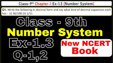 Class 9 Maths | Ex 1.3 Chapter 1 | Number System | CBSE NCERT | Exercise 1.3 | New Syllabus 2024-25