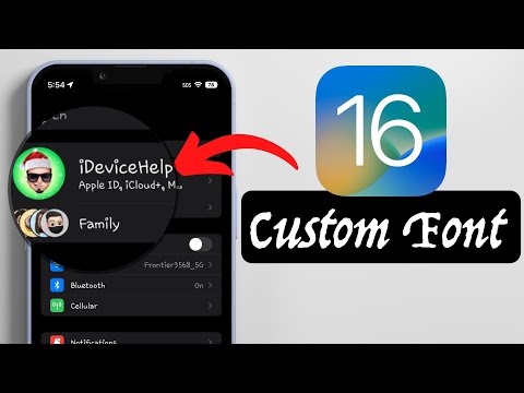 Get Custom System Font On IPhone