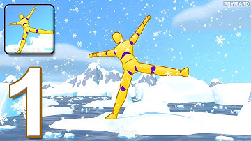 Rubber Jumping: Slingshot Doll - Gameplay Walkthrough Part 1 - Ragdoll Rubber Jumping (iOS, Android)