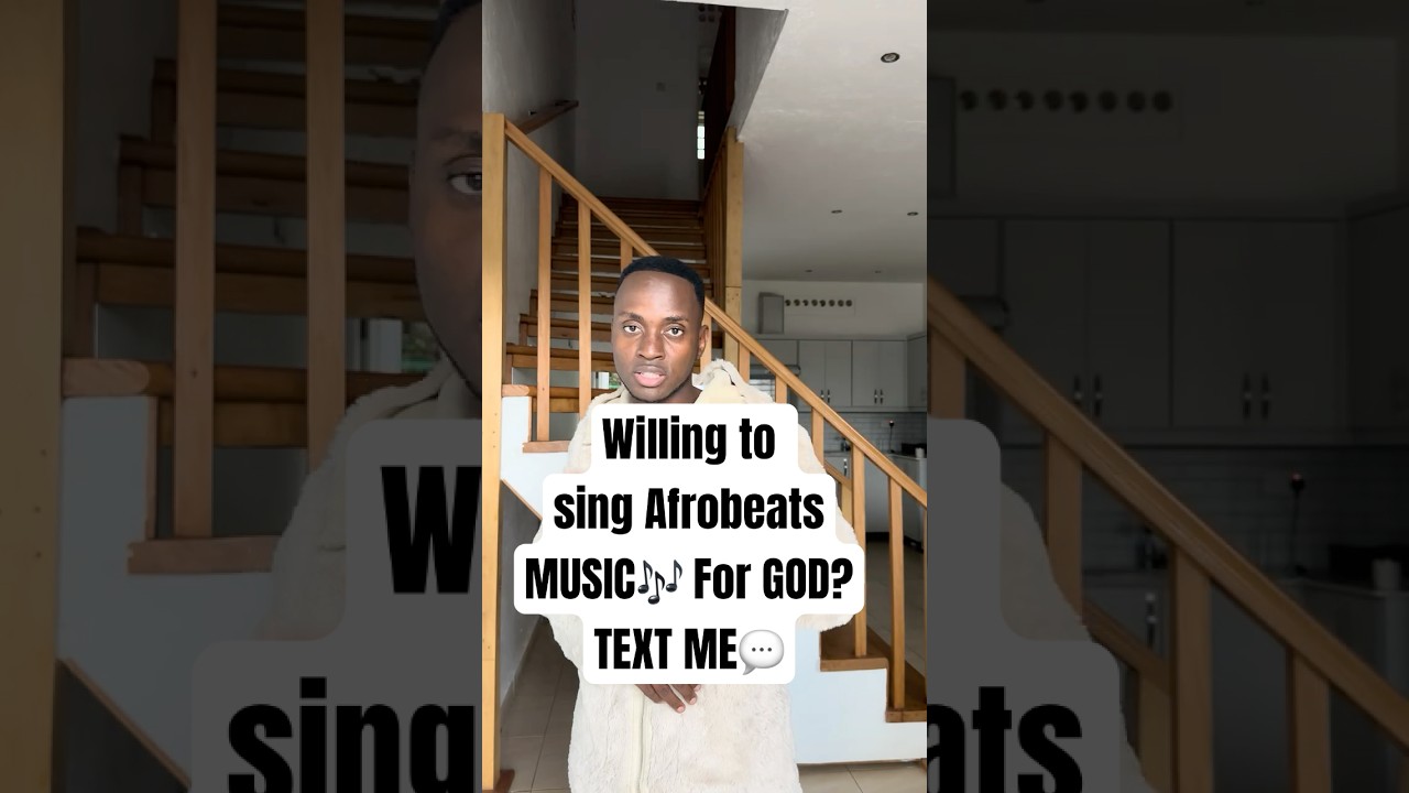 Hit Me UP If You Willing To Do AfroBeats For GOD! 