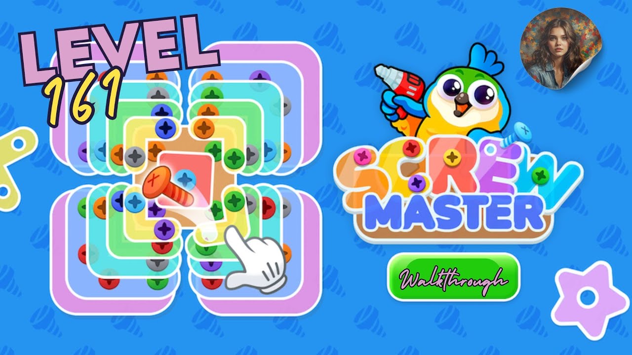 Screw Master: Nuts Jam Puzzle Level 161