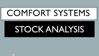 COMFORT SYSTEMS STOCK ANALYSIS.  HVAC CONTRACTOR COMFORT SYSTEMS USA. #hvac #HVAC