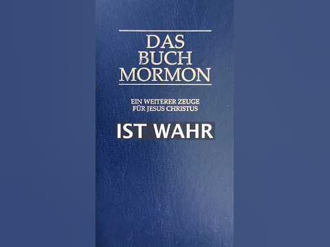 Das Buch Mormon ist wahr ?? - YouTube