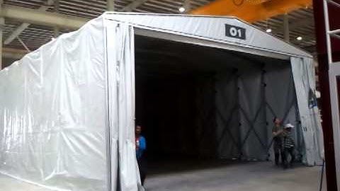 Retractable Curing Tent - Expanding (Kraft Curing Systems)