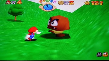 SM64 Cheat Code goomba triples replaced with different sizes