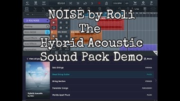 NOISE by ROLI The Hybrid Acoustic Sound Pack Demo for the iPad