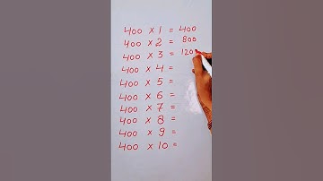 Write the Table of 400 in 16 second only..#maths #mathshack #mathstricks @study_care0