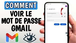 comment retrouver le mot de passe gmail oublié